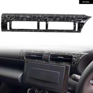 スバル BRZ ZD8 / トヨタ GR86 ZN8 2021-2023 カーアクセサリー ABS センター コンソール ACベント アウトレット カバー トリム LHD RHD - Forging Pattern RHD