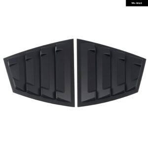 カーアクセサリー スバル WRX STI 2015 - 20 ABS リアウィンドウルーバーシャ??ッター ブラインド カバ??ー トリム 2個 - Matte Black