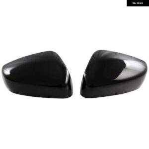スバル クロストレック 2023 2024 サイド バックミラー キャップ 装飾 カバー トリム アクセサリー 2個 - Glossy Black