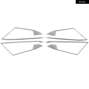 カーアクセサリー アウディ A3 8Y 2020 2021 2022 ステンレス インテリア ドアハンドル フレーム カバー トリム 4個 - Silver