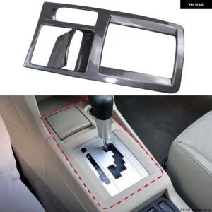 LHD RHD 三菱 ランサー 2008-2016 カーアクセサリー ABS プラスチック コンソール ギア シフター パネル カバー トリム 2個 ロー 機器 - Automatic