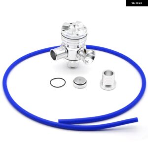 アルミ製ブローオフ バルブ S ダイバーター ターボ BOV ブースト フォルクスワーゲン GTI ジェッタ アウディ 1.8T 2.7T - Silver