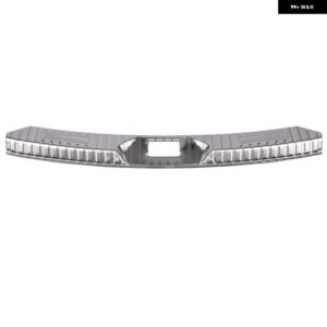 フォード エクスプローラー 2020 - 24 シルバー ブラック リア トランク インナー アウター バンパー プレート プロテクター ガード カバー カー - Inner-1