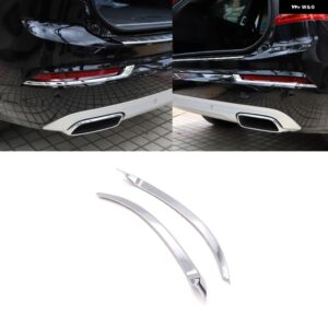 カーアクセサリー ボルボ XC90 2016 - 19 ABS クローム フロント リア フォグランプ モールディング カバー トリム - Rear 2PCS