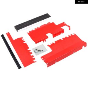 スバル WRX STI 2015-2021 エンジン ラジエーター キャップ カバー ウォータータンク 冷却カバー トリム アルミ 合金 - Red