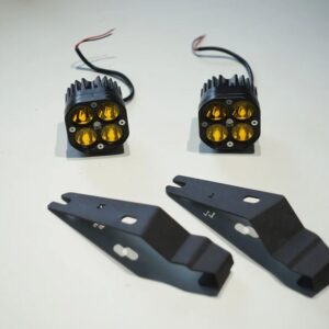 ボンネット スポットライト カスタム 日産 パトロール Y60 ボンネット デコレーションライト Y60 オフロードライトアクセサリー 1997~2004 - Yellow