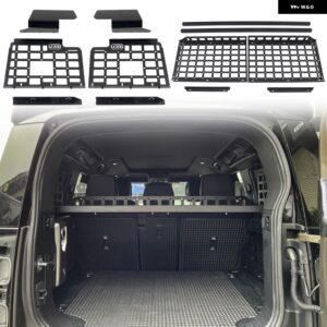 モール パネル ランドローバー ディフェンダー 110 2020 - 24 2025 トランク シェルフ 収納 デブリラック カーゴ オーガナイザー - side panel shelf