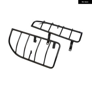 リアランプ フード トヨタ LC95 ランドクルーザー テールライト カバー ステンレス 3400 プラド ライト 外装 アクセサリー - black