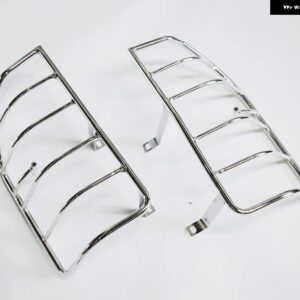 リアランプ フード トヨタ LC95 ランドクルーザー テールライト カバー ステンレス 3400 プラド ライト 外装 アクセサリー - Silver