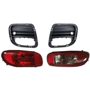 BMW MINI R56 R57 R58 R59 JCW 2005 2006 2007 2008-2015 車用リアバーライト リア バンパー リフレクター 電球 付き カーアクセサリー - 1 set