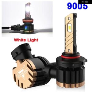 3570チップ統合9005/9006/5052/H11 LED車用 ヘッドライト フォグランプ 電球 ホワイト/イエローライト - 9005 White Light