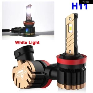 3570チップ統合9005/9006/5052/H11 LED車用 ヘッドライト フォグランプ 電球 ホワイト/イエローライト - H11 White Light
