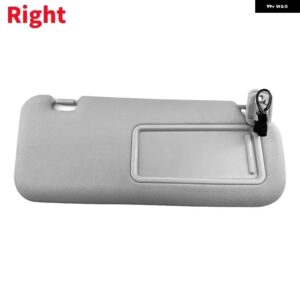 車用サンバイザー シェード シールドサンシェード カバー メイクアップミラー 付き マツダ 3 2010-2013 1/2個 - right