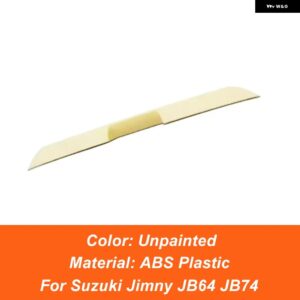 スズキ ジムニー JB64 JB74 2019 - 22 リアルーフ トランク リッド ダックカースポイラー ウィング ブラック ホワイト エクステリア - Unpainted