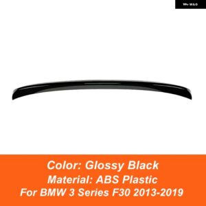 BMW 3シリーズ F30 318I 320I 325I 2013-2019 リア トランク リッド カースポイラー ウィング ABS カーボンブラック 外装 チューニングアクセサリーパーツ - Glossy Black