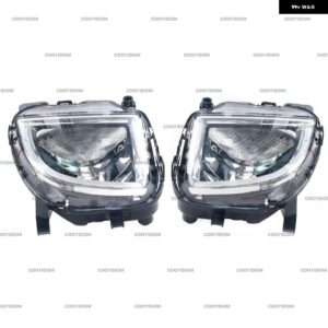 フロント バンパー フォグランプ フォルクスワーゲン VW ゴルフ 6 GTI フォグランプ 2009 - 13 フォグランプ バルブ 付き 5K0941699C 5K0941700C - 1 Left and 1 Right