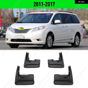 トヨタ シエナ 2011 - 19 フェンダー マッドガード ガード スプラッシュ フラップ マッドガード - 2011-2017