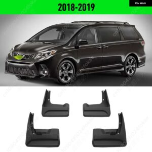 トヨタ シエナ 2011 - 19 フェンダー マッドガード ガード スプラッシュ フラップ マッドガード - 2018-2019