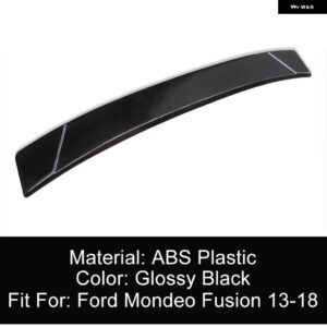 フォード フュージョン モンデオ 2013 14 15 16 17 18 19 20 リアウィンドウ ルーフスポイラー ウィング 自動車 装飾 ABS 外装 アクセス - Glossy Black