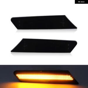 ポルシェ 987 ケイマン ボクスター 911 997 カレラ ターボ GT2 GT3 LED サイドマーカーランプ ダイナミックウィンカー ウィンカー インジケーター ライト - Smoked Normal Amber