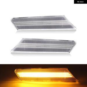 ポルシェ 987 ケイマン ボクスター 911 997 カレラ ターボ GT2 GT3 LED サイドマーカーランプ ダイナミックウィンカー ウィンカー インジケーター ライト - Clear Normal Amber