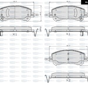 セラミック フロント リア ブレーキ パッド GAC GS5 1.5 2018- GAC GA8 390T GM6 270T 2019- 現在 8835002ADE0000 - Rear LUDA BRAND