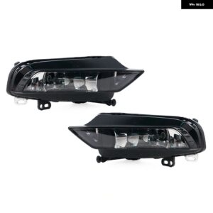 フロント バンパー フォグランプ アウディ A3 セダン 2015-2016 フォグライト アセンブリ ホワイトハロゲン バルブ フォグランプ フォグライト 8V0941699B 8 - 1 Left and 1 Right