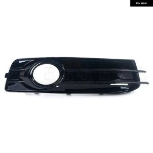 フォグランプ カバー 車用フロント バンパー フォグランプ フレーム フード グリル カバー アウディ A3 8P S-LINES 2009 2010 2011 8P0807682 - Glossy Black Right
