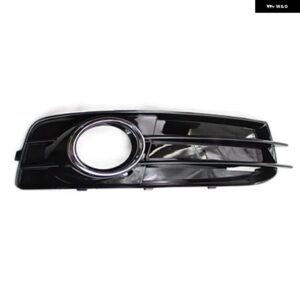 フォグランプ カバー 車用フロント バンパー フォグランプ フレーム フード グリル カバー アウディ A3 8P S-LINES 2009 2010 2011 8P0807682 - Chrome Silver Right