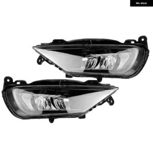 1/2個 車用LEDフロント バンパー フォグランプ ボルボ XC60 XC90 S90 V90 2016-2021 - Left and Right
