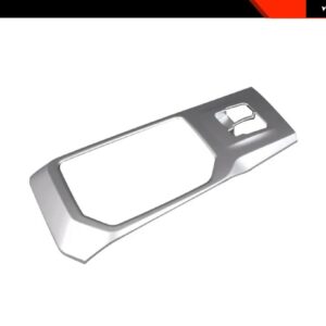 2025年式 トヨタ グランドハイランダー用 カー ギア シフト パネル フレーム カバー 内装 アクセサリー - Silver