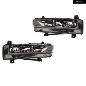 ヘッドライト シュコダ オクタビア A7 セダン RS コンビ RS 2013 - 17 フロント DRL デイタイム ランニングライト フォグランプ フォグライト - Left and Right