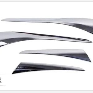 4個 マツダ CX5 CX-5 2017 2018 カーボン リア テールライト ランプカバー トリム テールライト モールディング ガーニッシュ サラウンド フレーム - Dark Grey