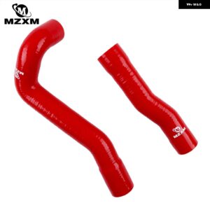 BMW E46 320 323 325 328 330 M52 M54 1999-2006 シリコン ラジエーター クーラントホースキット - Red