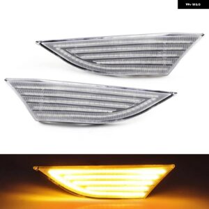 ポルシェ ボクスター ケイマン 982 981 718 スパイダー 991 911 カレラ LED サイドマーカーランプ ダイナミックウィンカー ウィンカー インジケーター - Clear Normal Amber