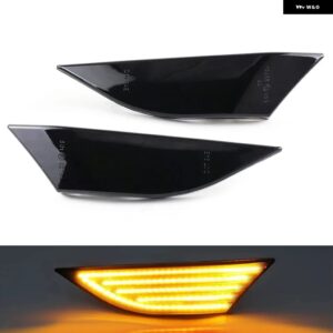 ポルシェ ボクスター ケイマン 982 981 718 スパイダー 991 911 カレラ LED サイドマーカーランプ ダイナミックウィンカー ウィンカー インジケーター - Smoked Normal Amber
