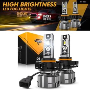 LED フォグランプ バルブ H8 H9 H10 H11 5202 9006 H10 9145 9140 50W 6500K クールホワイトランプ バルブ - 5202