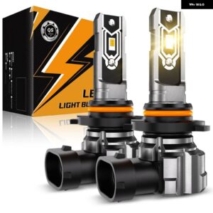 LED フォグランプ バルブ H8 H9 H16 H11 H10 9145 9140 9006 5202 50W 3000K ゴールデンイエローランプ バルブ - H10 9145 9140