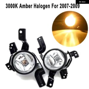 ホンダ CR-V 2007-2011 アンバー /ホワイト フォグランプ アセンブリ ハロゲン 電球 /LED 電球 フロント バンパー ドライビング フォグランプ - Halogen For 2007-09