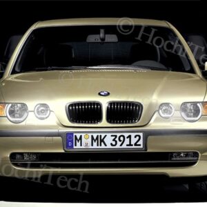 LEDエンジェルアイ BMW E92 E90 E60 F30 F31 E82 F10 F11 X5 X6 E53 E70 E65 車用ライトアクセサリー 3D DTM LCI スタイル アクリル - E46 Compact 01-05