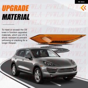 ポルシェ カイエン US バージョン 2011 - 14 車用 フロントウィンカー サイドライト ランプ インジケーター 95863107100 95863107200 - 1 PC Right