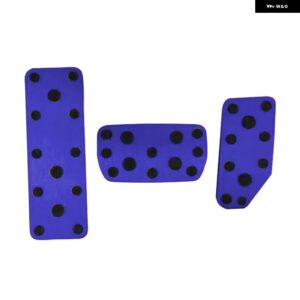 アクセルブレーキレストフットペダル 2024 スバル クロストレック インプレッサ AT 内装 パーツアクセサリー 合金 - Blue For AT