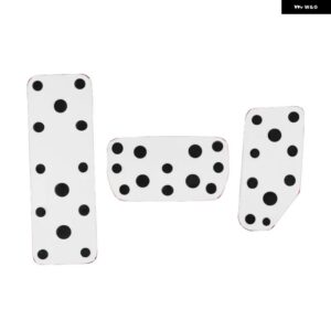 アクセルブレーキレストフットペダル 2024 スバル クロストレック インプレッサ AT 内装 パーツアクセサリー 合金 - Silver For AT