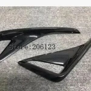 2個 カーボン ABS 車リア フォグランプ ランプ デコレーション カバー カーアクセサリー トヨタ C-HR CHR C HR 2016 2017 2018 - b