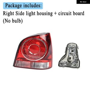 フォルクスワーゲン VW POLO 9N 9N3 ハッチバック 2005-2010 テールライト リアリバースランプ 回路基板 バルブ 無 6Q6945095AB 6Q6945096AB - Red Circuit board R