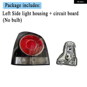 フォルクスワーゲン VW POLO 9N 9N3 ハッチバック 2005-2010 テールライト リアリバースランプ 回路基板 バルブ 無 6Q6945095AB 6Q6945096AB - Black Circuit L