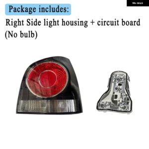 フォルクスワーゲン VW POLO 9N 9N3 ハッチバック 2005-2010 テールライト リアリバースランプ 回路基板 バルブ 無 6Q6945095AB 6Q6945096AB - Black Circuit R