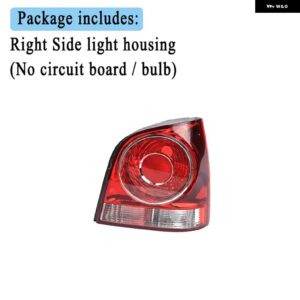 フォルクスワーゲン VW POLO 9N 9N3 ハッチバック 2005-2010 テールライト リアリバースランプ 回路基板 バルブ 無 6Q6945095AB 6Q6945096AB - Red Right Side