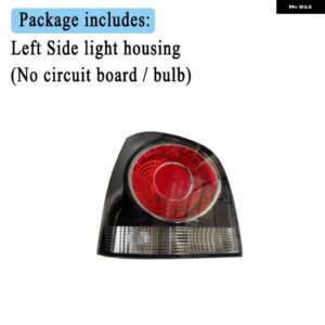 フォルクスワーゲン VW POLO 9N 9N3 ハッチバック 2005-2010 テールライト リアリバースランプ 回路基板 バルブ 無 6Q6945095AB 6Q6945096AB - Black Left Side