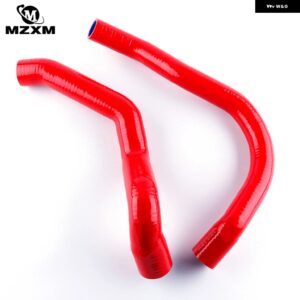 1991-2001 ジープ チェロキー XJ 4.0L シリコン ラジエーター ウォーターホース パイプ キット - Red